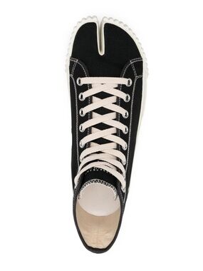Maison Margiela hi-top tabi canvas sneakers